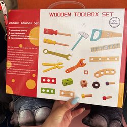Wooden Tool Box Kids Toy