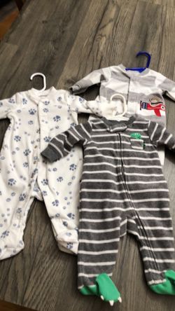 3 Months Baby Boy Rompers Fleece Warm 