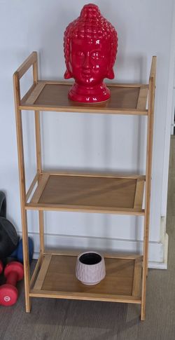Bamboo 3-Tier Freestanding Shelf Unit