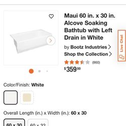 Bathtub New In Box