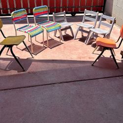 7 Kids Chairs All $30