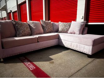 Pink sectional