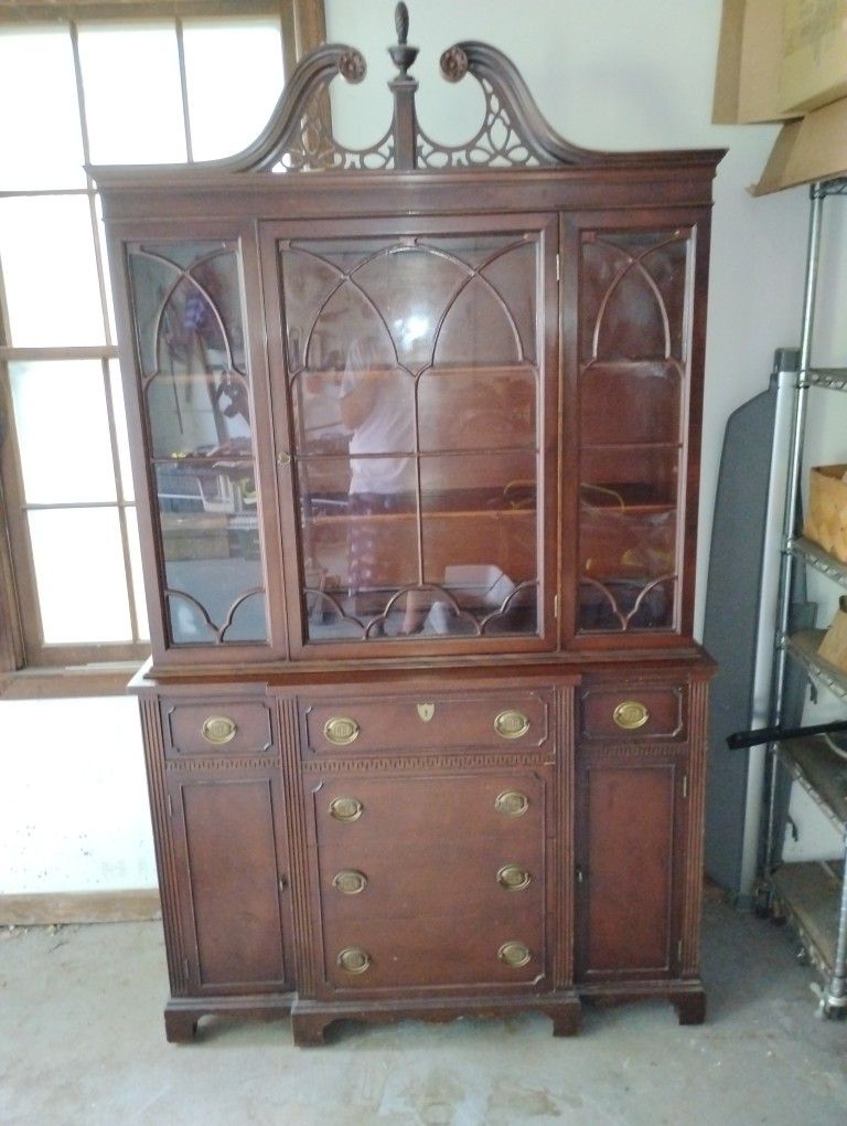 Mahogany China Cabinet