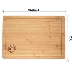 🪵 MasterChef Bamboo Cutting Board – 18” x 12” – New