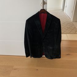 Banana Republic Monogram Velvet Blazer 38