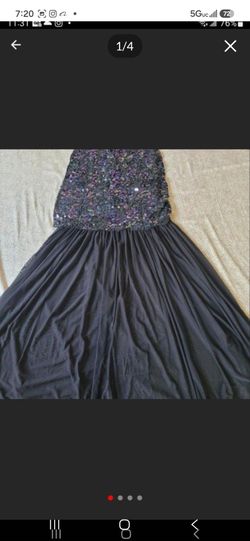 Vvmcurve sequin trim long dress
