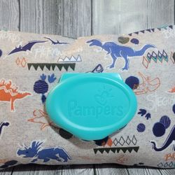 Dinosaur Pampers Wipes Cover 