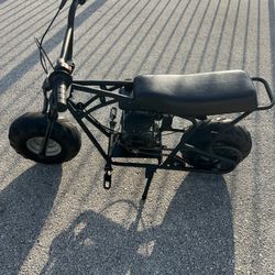 Black FRP Mini Bike 97cc