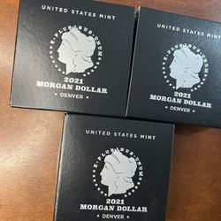Denver 2021 Morgan Silver Dollars!