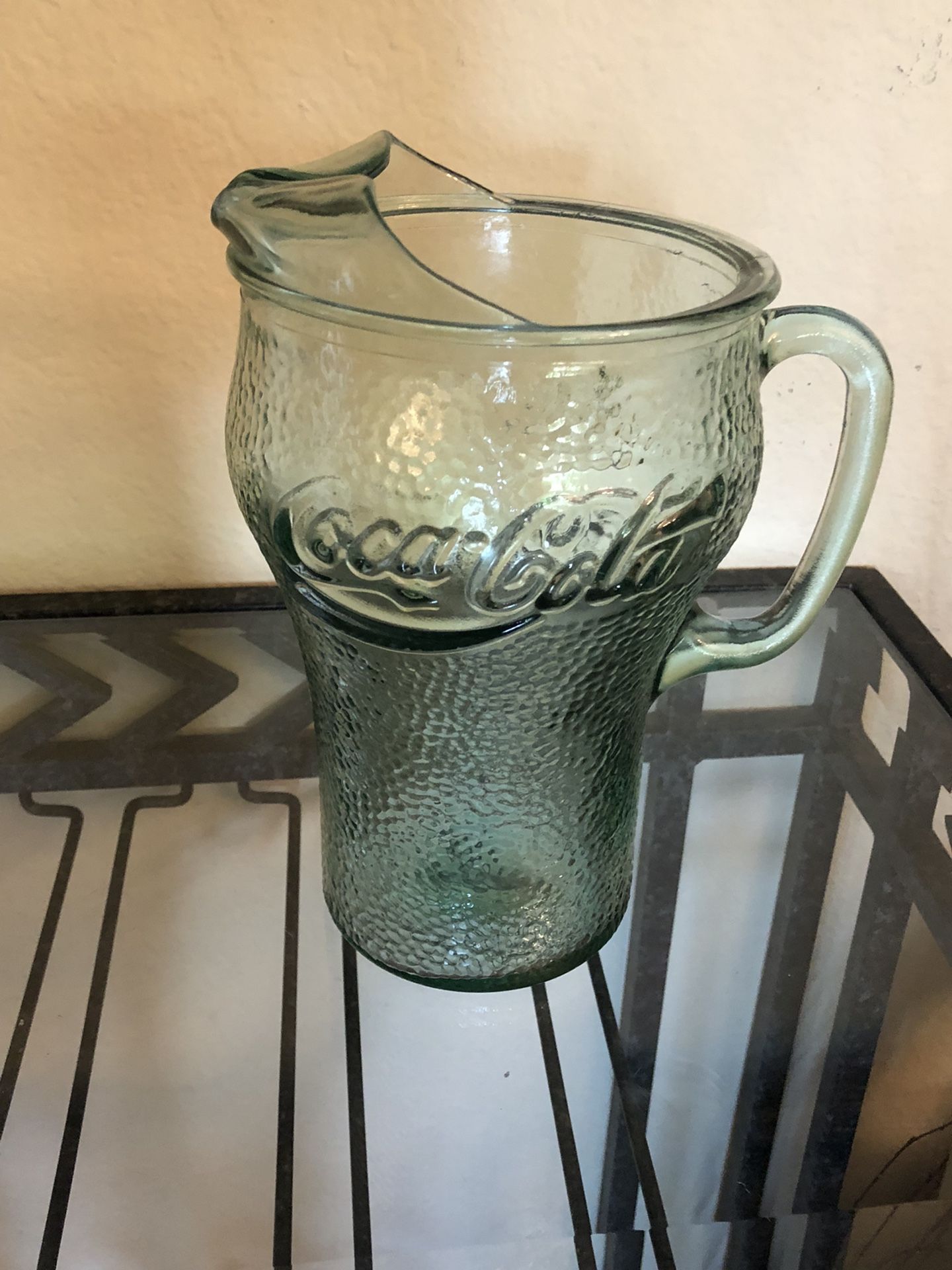 Coca-Cola Pitcher- Glass