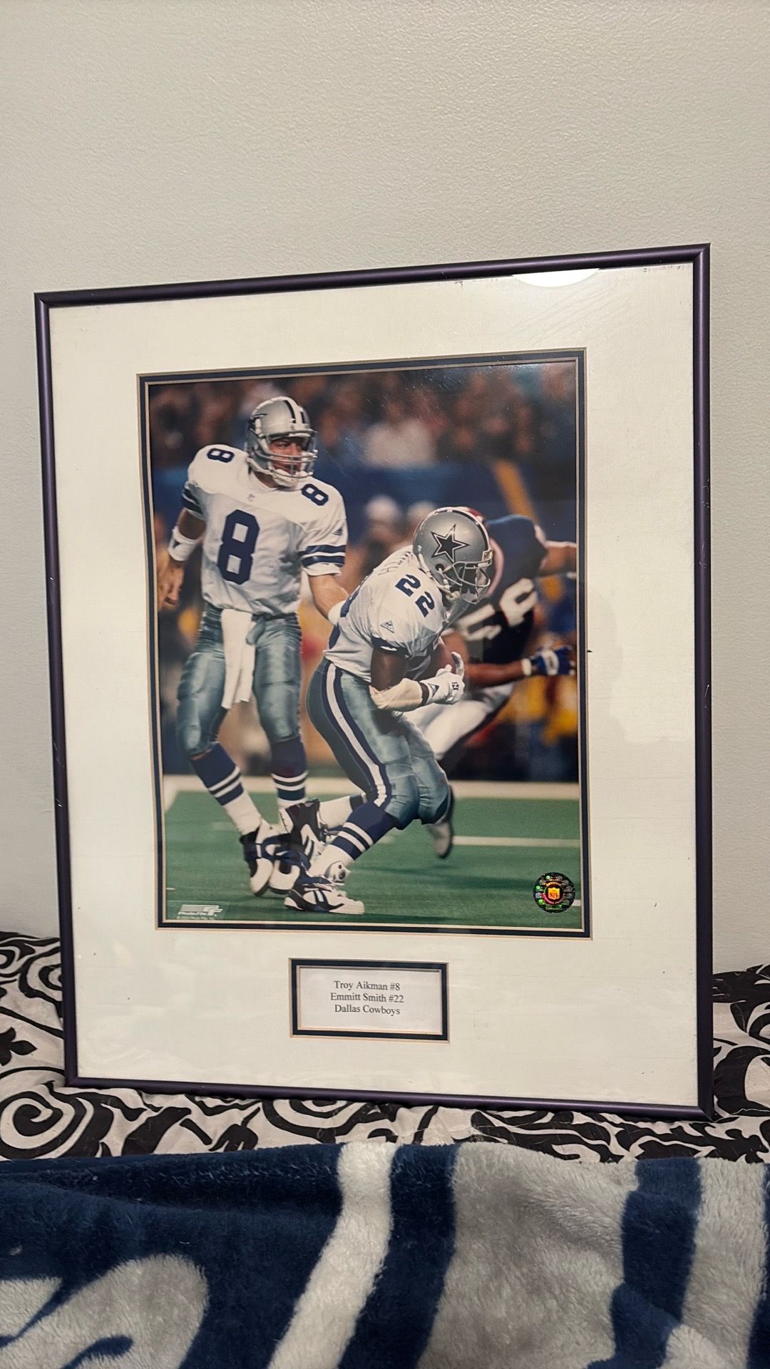 Emmitt smith framed picture 20x16