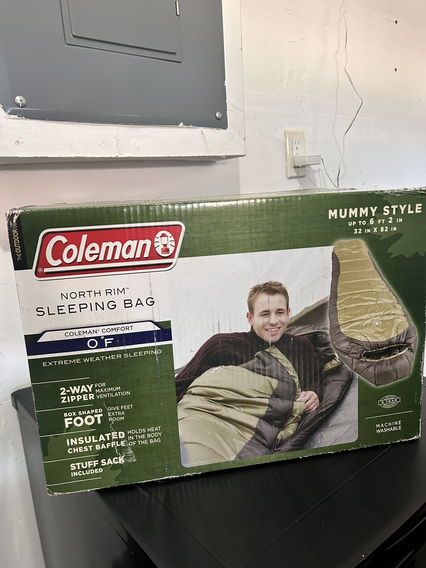 Unused Coleman Sleeping Bag