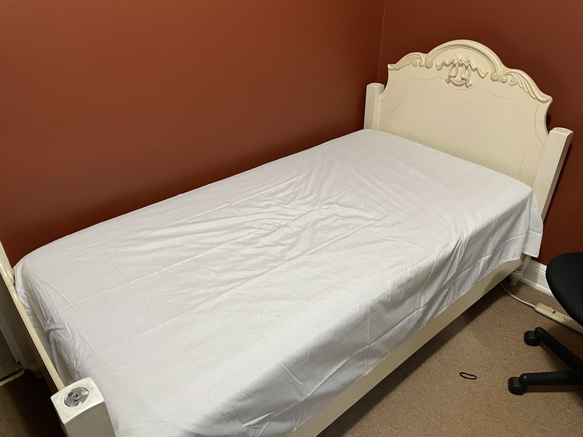 Ashley Furniture Set (Twin Bed, Bookshelf, Dresser, Mirror Storage)