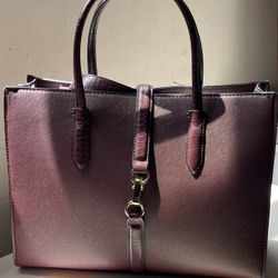 H&M Burgundy Tote Bag 