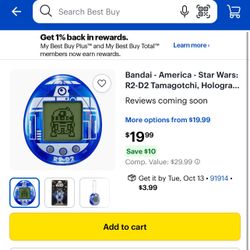 STAR WARS R2D2 TAMAGOTCHI