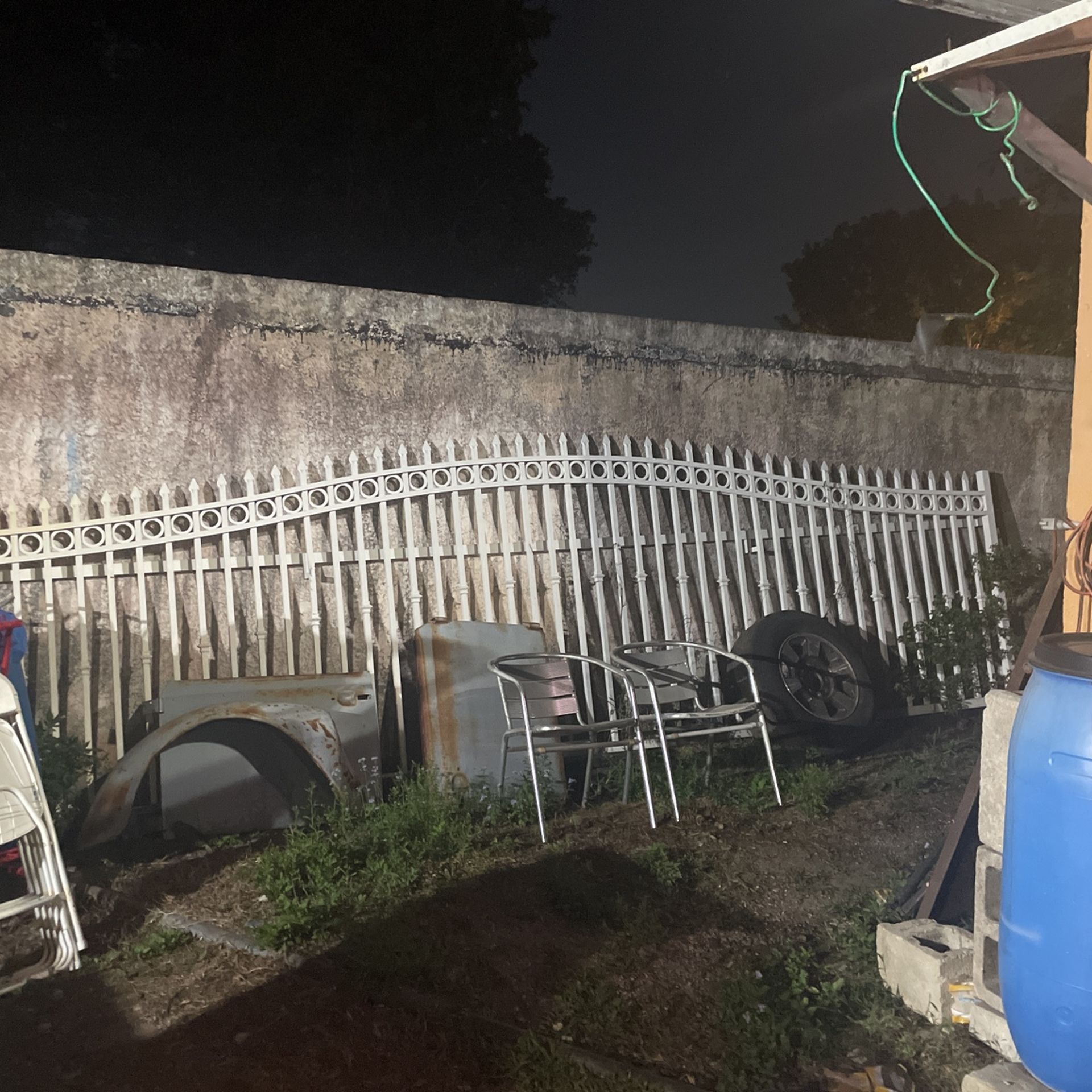 Two White Gates 600 Each
