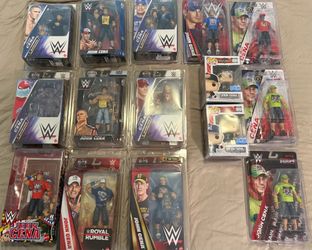 WWE John Cena lot of 15 figures