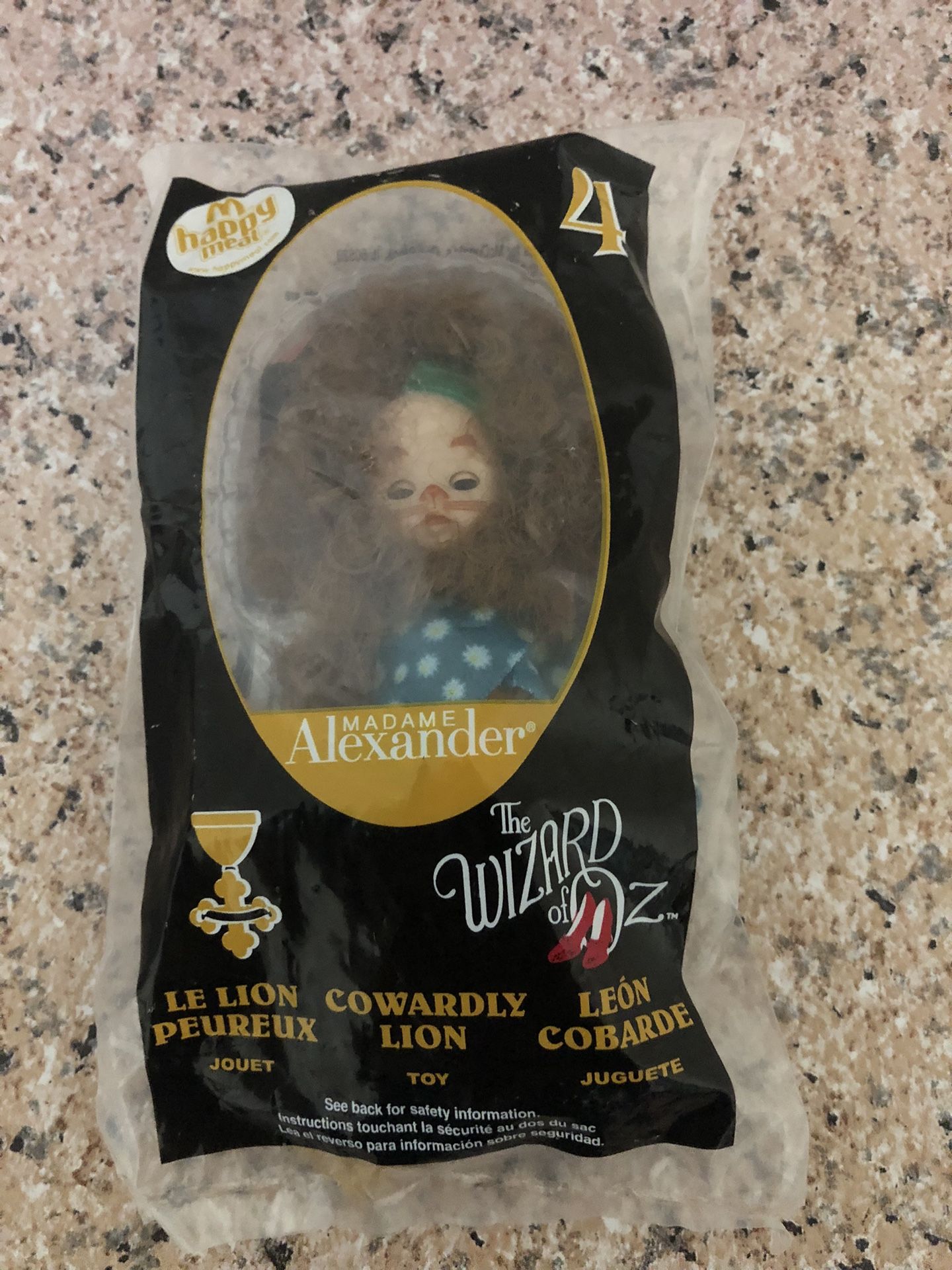 McDonalds Happy Meal Madame Alexander Wizard Of Oz Cowardly Lion Doll #4 2008