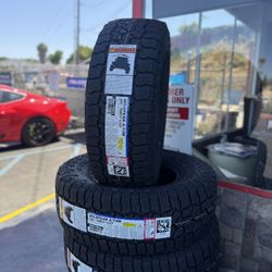285/70/17 FALKEN Wildpeak AT4W ALL TERRAIN‼️ EACH TIRE $260/ CADA LLANTA- INSTALLED AND BALANCED 