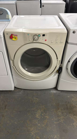 Kenmore Front Load Dryer – Stackable, Bisque finish