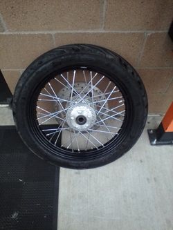 Front Wheel For A Harley Motorcycle