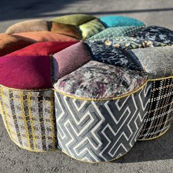 Patchwork Ottoman Bench Coffee Table- Beautiful!