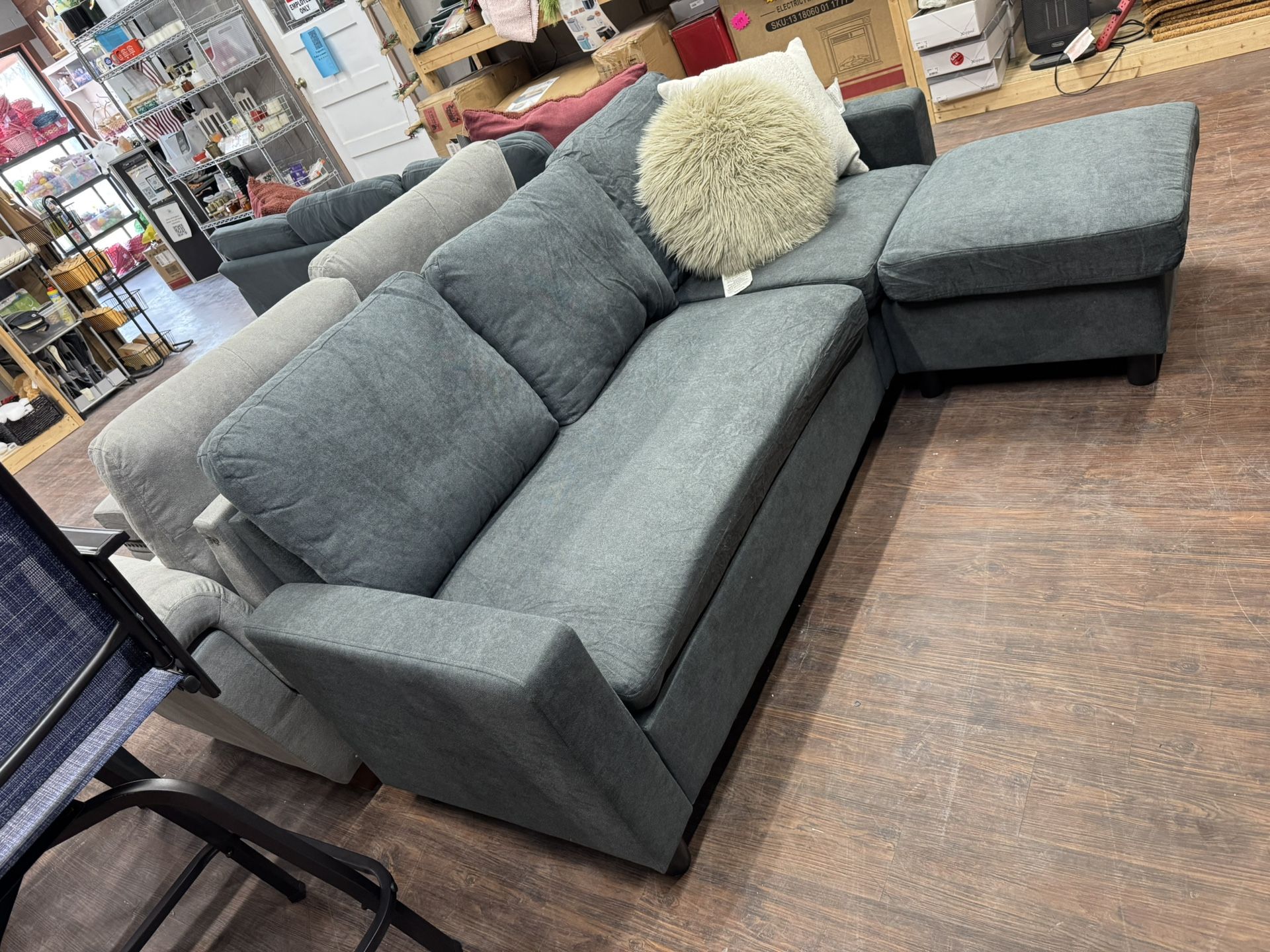 Small Sofa And Ottoman New Fully Assembled