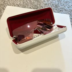 Original Alexander McQueen Sunglasses - Pink With Case 