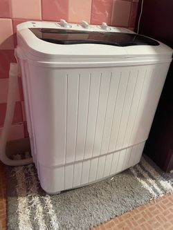 Small Portable Washer – Spin Dryer Included