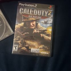 PS2 Call Of Duty 2 & Infinity Ward Disc One