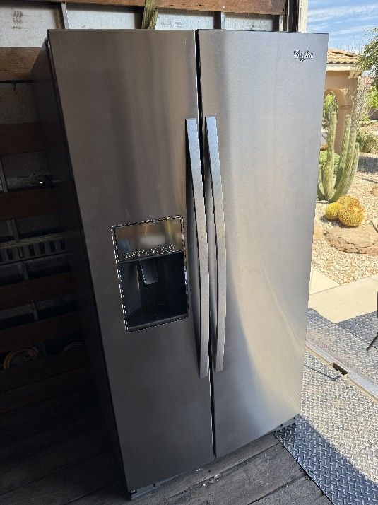 Whirlpool Side By Side With Microwave