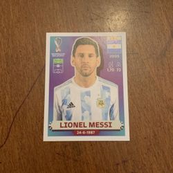 Panini World Cup Messi