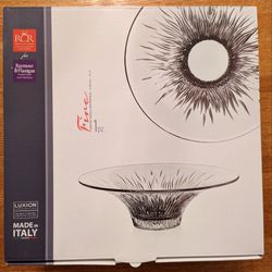   NEW IN BOX LUXION CRYSTAL BOWL 