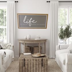 Life Sign Wall Art 