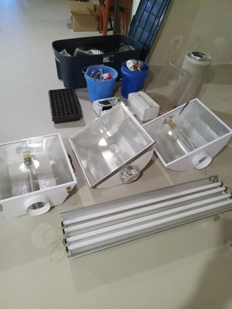 Cannabis growing equipment.