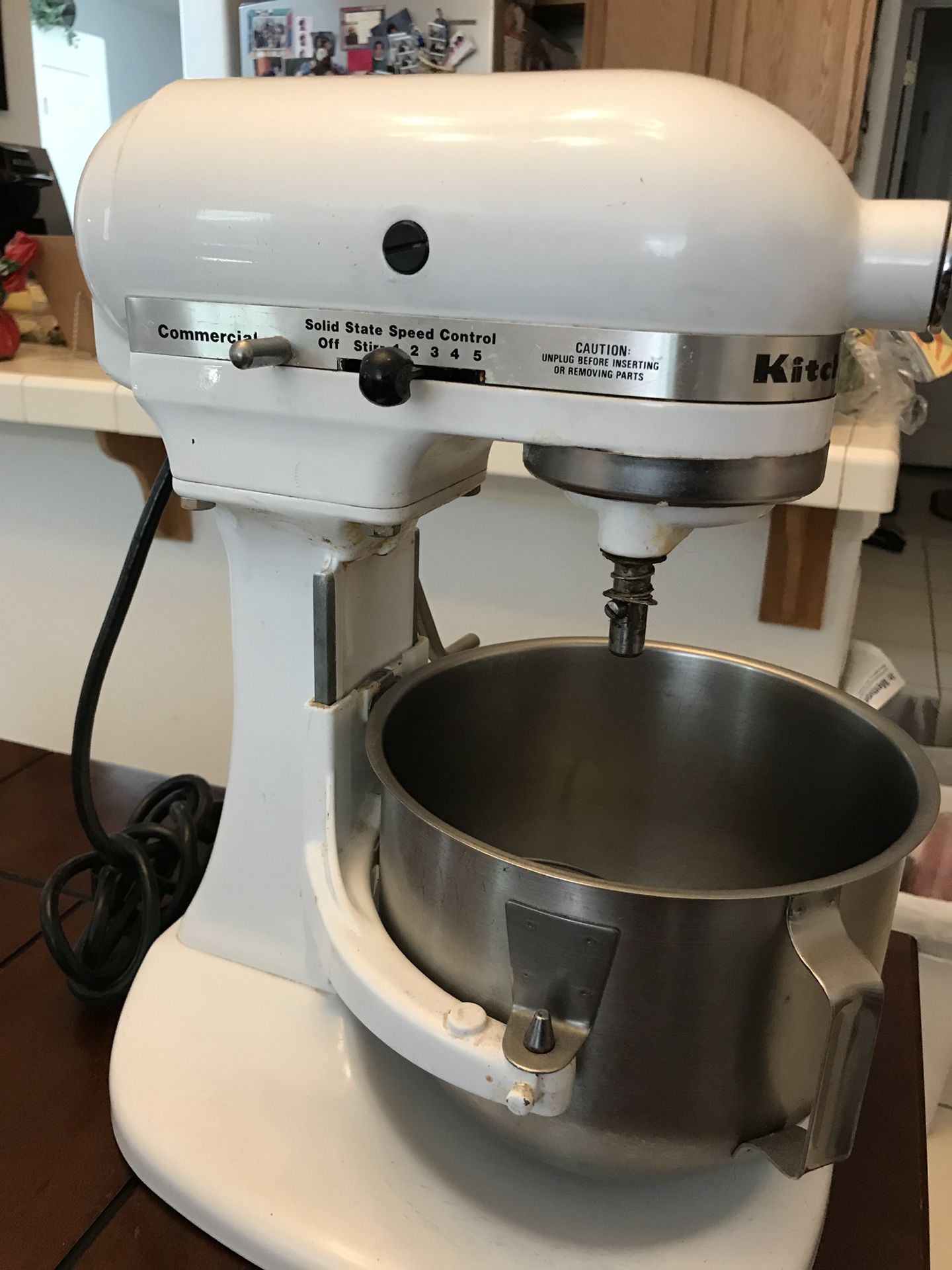 Kitchenaid Commercial 5 quart Stand Mixer KSMC50S with Bowl and Dough Hook