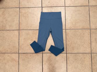 Vuori Colorblock Studio Series Yoga Leggings Blue Womens Sz Large #VW460