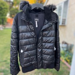 Men's Express Faux Leather XL Chamarra