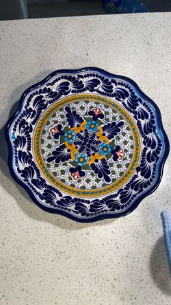 Mexican Talavera plate