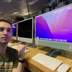 24” iMac Desktop Computer - Apple M1 - 512 GB Flash - 8GB of RAM 