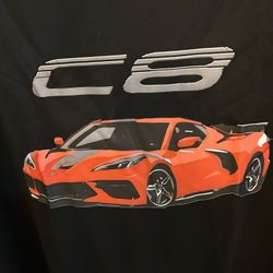 Corvette T Shirt Lightweight XL NEW