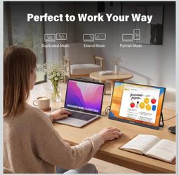 InnoView Portable Monitor with Stand and case