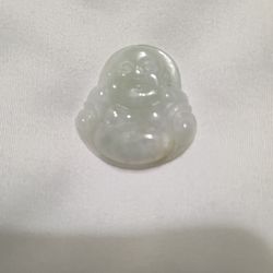Laughing Buddha Pendant - Jade