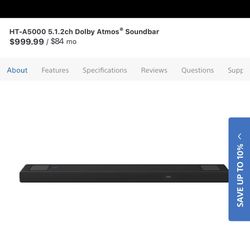 Sony A5000 soundbar