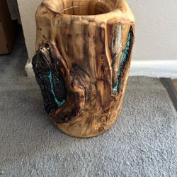 Aspen Wood Vase Turning