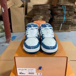 Louis Vuitton Trainer Sneaker “Monogram Denim”