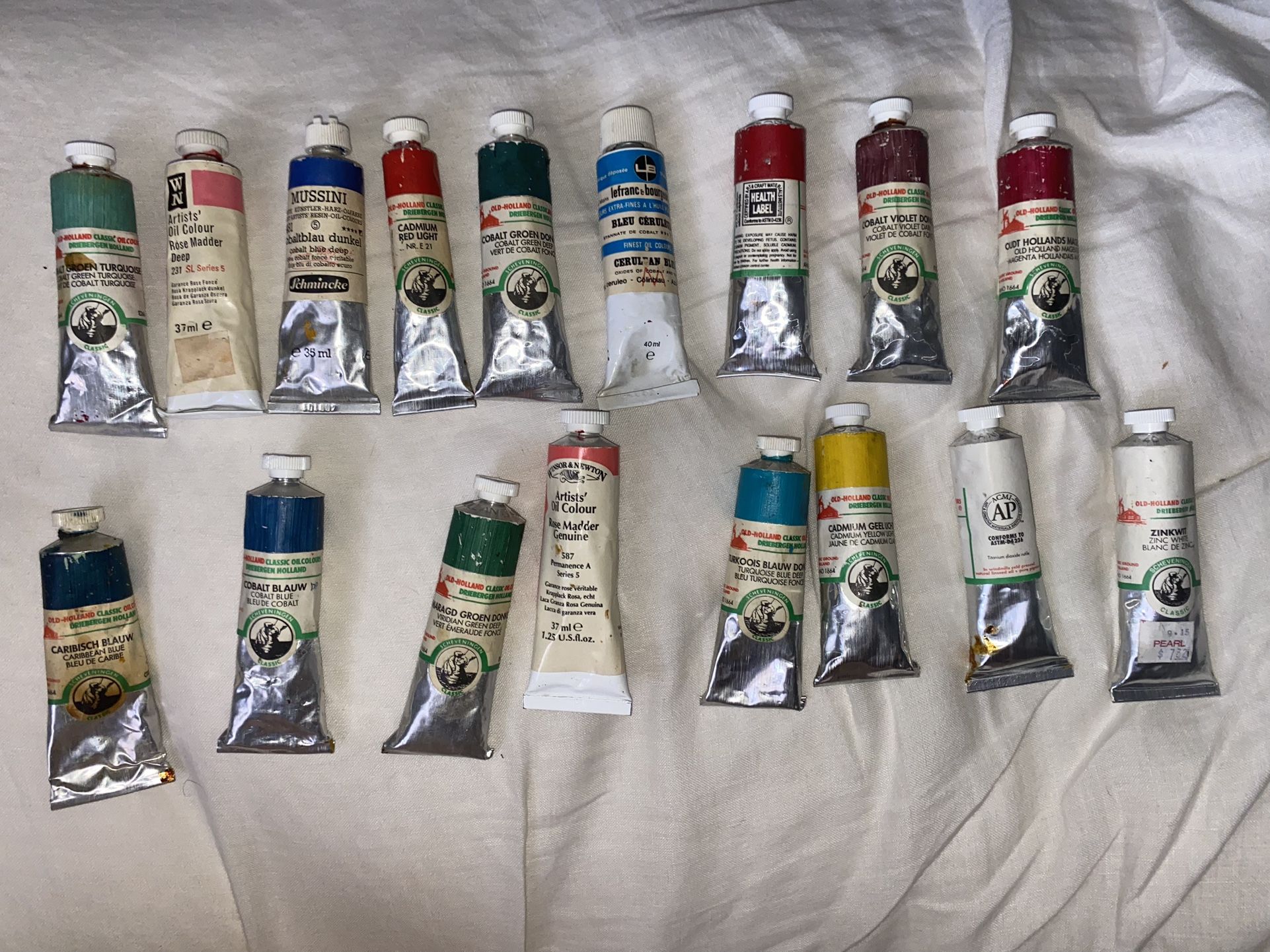 Old Holland Oil Paint tubes 