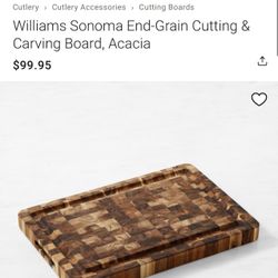 Williams Sonoma Cutting Board