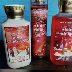 Bath And Body Works -  Winter Candy Apple Set