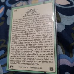 Dave Justice card
